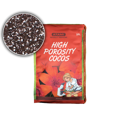 High Porosity Cocos - Substrat Coco avec Perlite 30% pour Haute Aération | Idéal Semis et Culture Intérieure Hydro