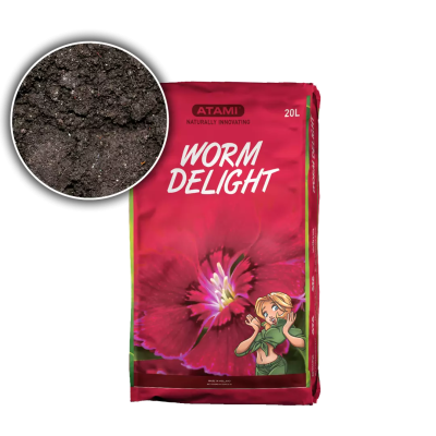 Worm Delight - Lombricompost Organique Riche pour Culture Bio