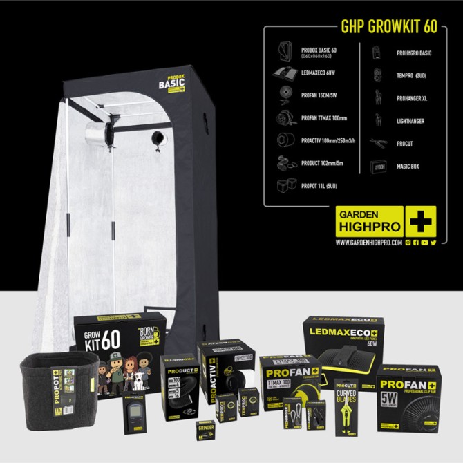 Kit Complet GHP '60x60x160cm & 60W'