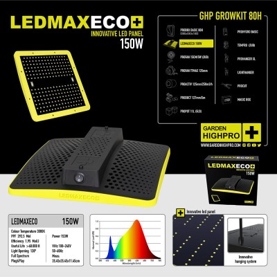 Kit Complet GHP '80x80x180cm & 150W'