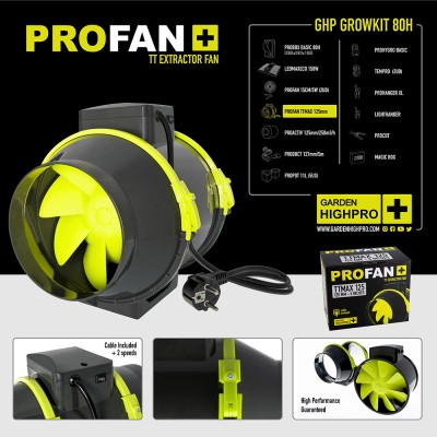 Kit Complet GHP '80x80x180cm & 150W'