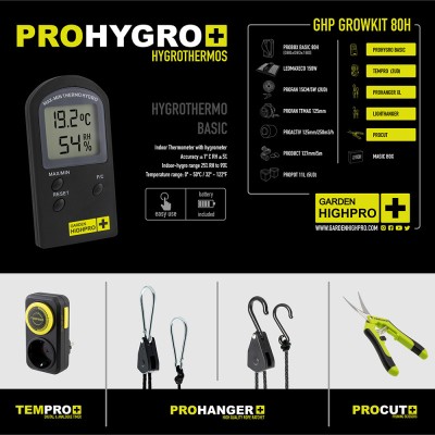 Kit Complet GHP '80x80x180cm & 150W'