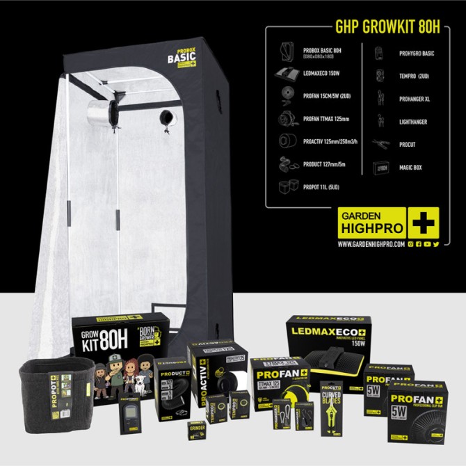 Kit Complet GHP '80x80x180cm & 150W'
