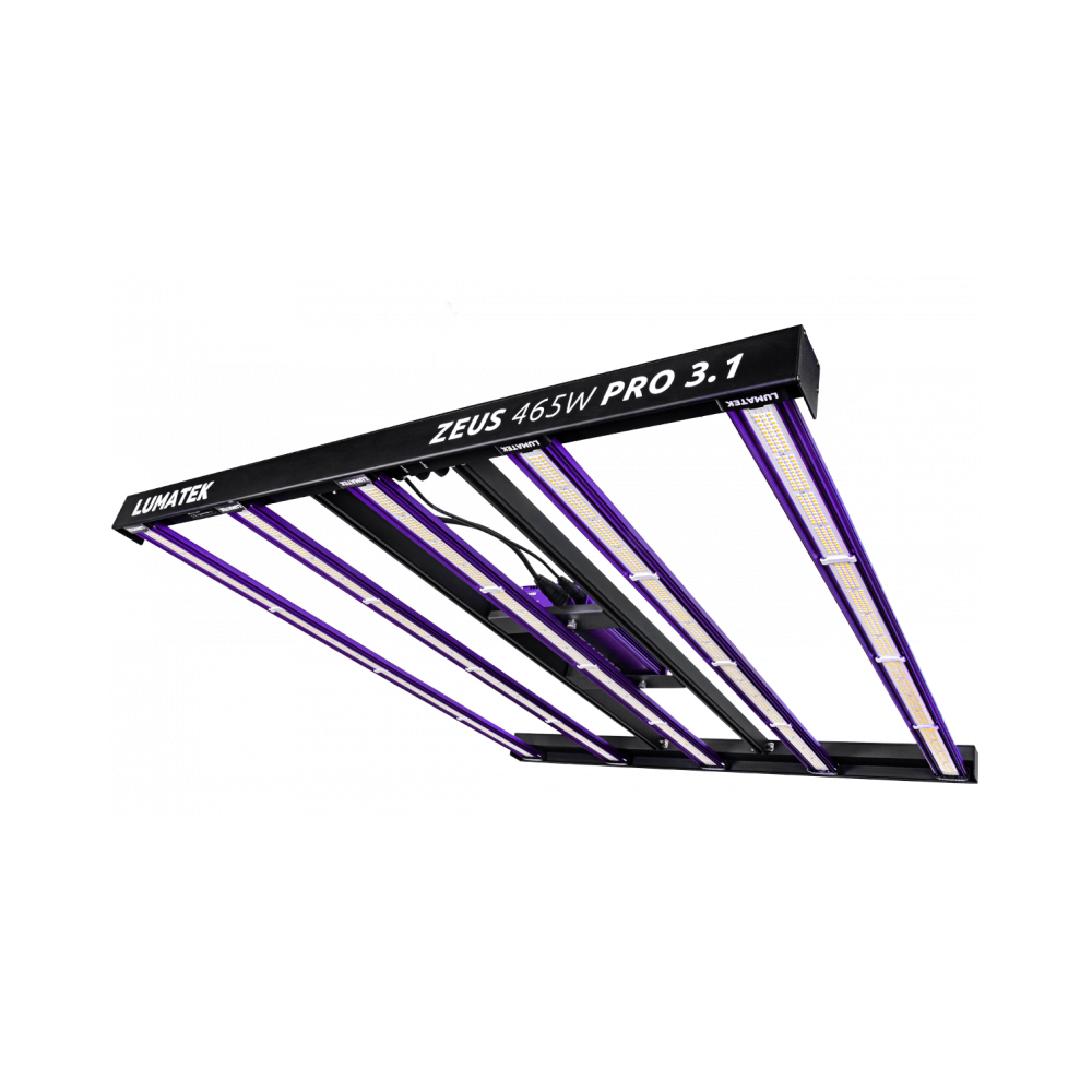 Panneau LED Horticole Lumatek Zeus 465W Pro - Efficacité 3.1 µmol/J Full Spectrum Dimmable pour Culture Indoor 120x120 cm Panneau LED Horticole Lumatek Zeus 465W Pro - Efficacité 3.1 µmol/J Full Spectrum Dimmable pour Culture Indoor 120x120 cm