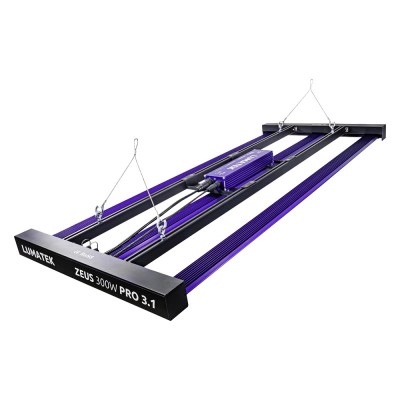 Panneau LED Lumatek Zeus 300W Pro 3.1 - Full Spectrum Dimmable Modulaire 3.1 µmol/J pour Petits Espaces 120x60 cm